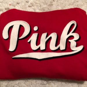 Pink Embroidered Hoodie